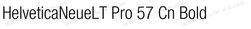 HelveticaNeueLT Pro 57 Cn Bold字体转换